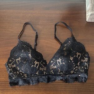 Aerie Black Lace Bralette
